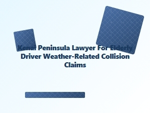 Kenai Peninsula Lawyer for Elderly Driver Weather Claims